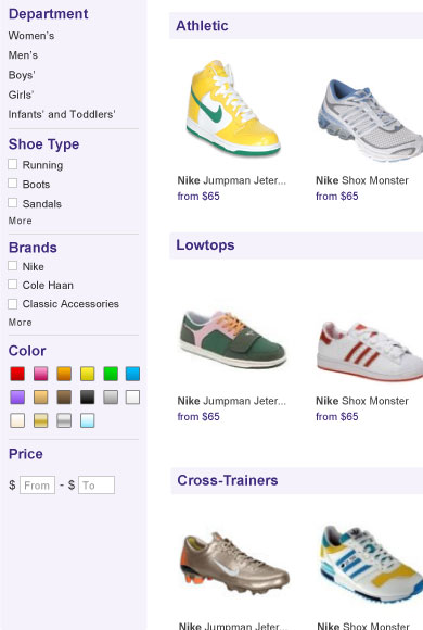 Shopping.com Shoes Search Results